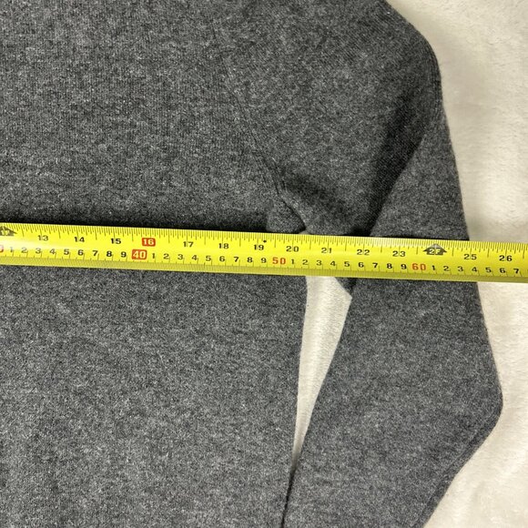 Mack Weldon Sweater Men’s Medium Gray Tech Cashmere Merino Wool Crew Neck - Picture 6 of 8